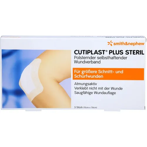 Cutiplast Plus Steril 7.8x15 cm Verband 5 ST