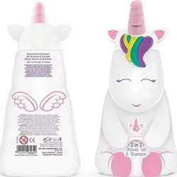 Eau My Unicorn 2in1 Duschgel & Shampoo für Kinder - Duschgel & Shampoo in einer niedlichen 3D Einhorn-Figur, milde Pflegeformel ohne Tränen, ideal für ein zauberhaftes Duscherlebnis und als dekoratives Element im Badezimmer.
