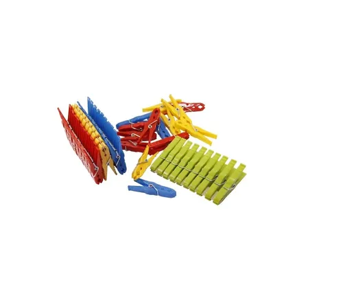HELO Pack 50 St. Luran-Klammern 112054 - Sonstiges Wasch- & Bügelzubehör: Extra starke Luran®-Wäscheklammern aus 100% recyceltem Kunststoff, besonders stabil und rostfrei, ideal für nachhaltige Wäschepflege.
