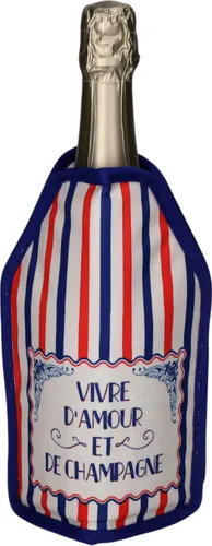 GIFTCOMPANY Froid, Kühlmanschette, Motiv: Vivre D´amor , Rot/blau Flas Farbe rot