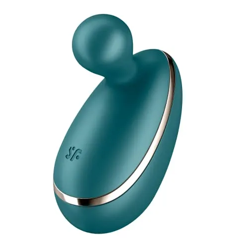 Satisfyer, Vibrator, Auflegevibrator, 'Spot On 1', 7,5 cm, flexible Stimulationsspitze, körperfreundliches Silikon, wasserdicht (IPX7), Farbe:petrol