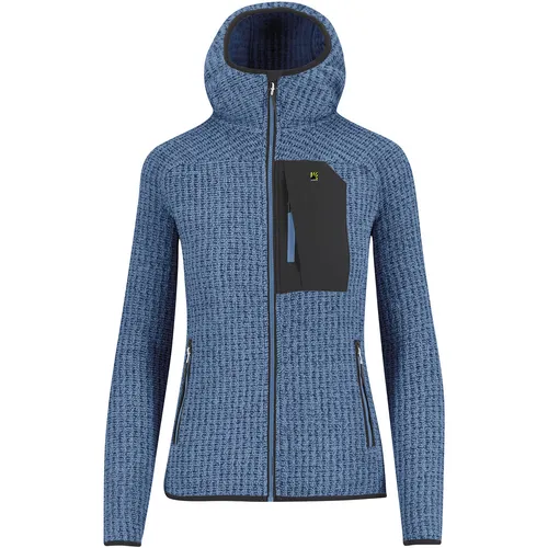 Karpos Damen Rocchetta Evo Hoodie Fleece Jacke (Größe S, blau)