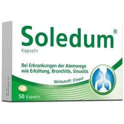 Soledum 100mg Kapseln - Pflanzliche Kapseln mit 100 mg Cineol, ideal zur Unterstützung der Atemwege. Einfach einzunehmen, bieten sie eine praktische Lösung für Beschwerden.