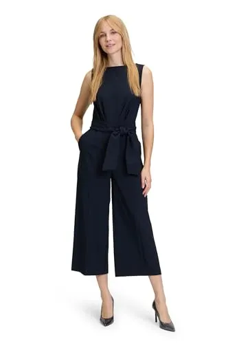 Betty Barclay Overall Jumpsuit – Regular Fit in Schwarz, Größe 42 - Stylischer Jumpsuit mit praktischen Eingrifftaschen, ideal für lässige Anlässe und vielseitig kombinierbar.