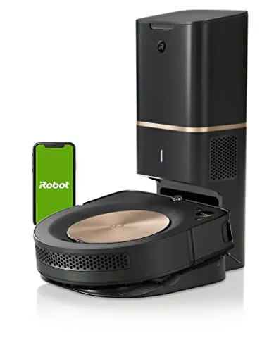 iRobot Roomba s9+ - Roboter-Staubsauger Schwarz (S955840), leistungsstarke Reinigung mit intelligenter Navigation und Selbstentleerung