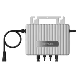 EcoFlow STREAM Micro Inverter 800W - Kraftwerk für Balkon-Solar-Systeme, Plug+Play-Lösung mit Echtzeit-Energieüberwachung über die EcoFlow App und Kompatibilität mit intelligenten Zählern.