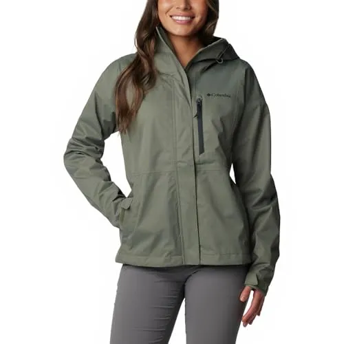 Columbia Hikebound II Jacket - stone green (397) XL - Funktionsjacke für Damen, aus atmungsaktivem Polyester, ideal für Outdoor-Aktivitäten und vielseitige Wetterbedingungen.