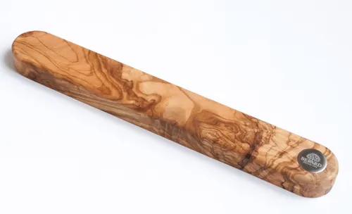 Bérard 81050 Magnetleiste aus Olivenholz - Elegante Messerleiste aus hochwertigem Olivenholz, perfekt für die Wandmontage in der Küche, mit starker Magnetkraft für bis zu 6 Messer, Länge: 32 cm.