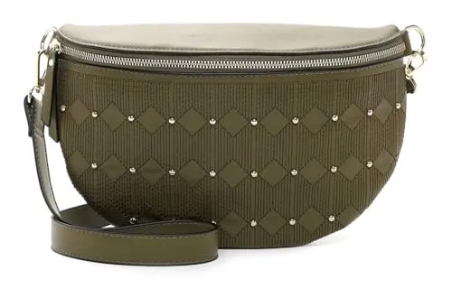 Tamaris Umhängetasche Madeline – Eleganter Crossover-Stil - Stylische Umhängetasche mit geräumigem Hauptfach, RFID Blocker und auffälligem Rauten-Muster. Ideal für jedes Outfit und perfekt für den täglichen Einsatz.