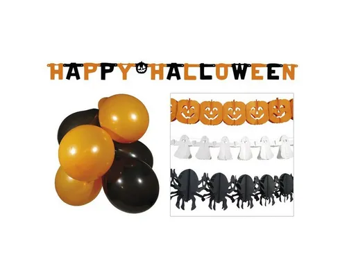 Boland Pinata Boland Deko Set Halloween schwarz/gold