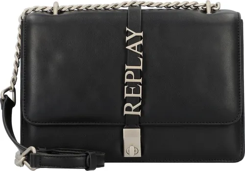 Replay Umhängetasche 25cm #RPL-FW3000.055.A0015G (black) - Damentaschen mit Kreditkartenfächern und praktischem Drehverschluss, ideal für den täglichen Gebrauch.