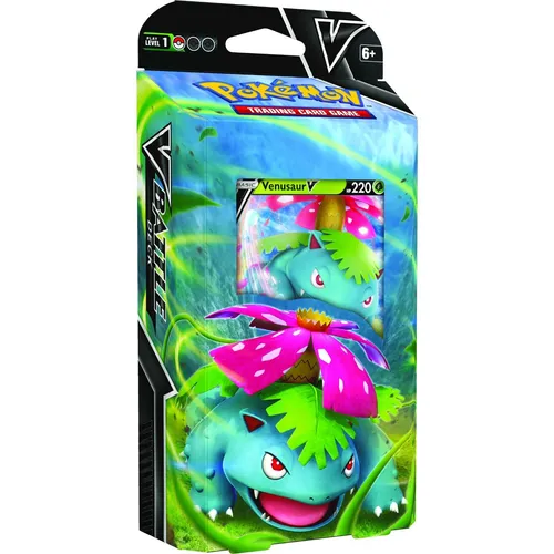 Pokémon Venusaur V Battle Deck (englisch) - TCG OVP Displays, enthält starke Karten für spannende Pokémon-Duelle und ist ideal für Einsteiger und erfahrene Spieler.