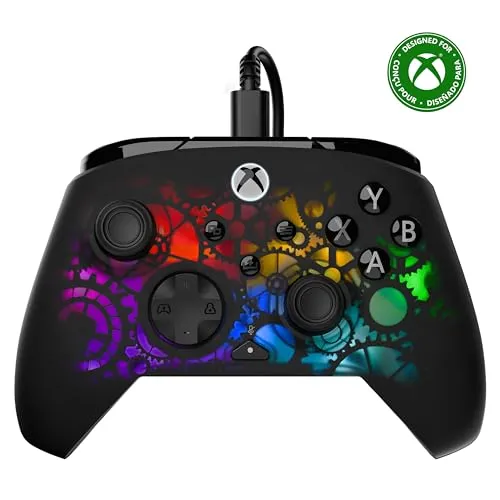Turtle Beach Afterglow Ignite Kabelgebundener Controller - Time Machine (PC/Xbox) - Gaming-Zubehör mit einzigartigem Time Machine-Design und anpassbarer RGB-Beleuchtung für ein immersives Spielerlebnis. Ideal für Xbox und PC mit ergonomischem Griff und programmierbaren Tasten.