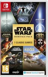 Star Wars Heritage Pack - Switch [EU Version] - Nintendo Switch-Spiele mit sieben klassischen STAR WARS Titeln, inklusive Jedi Academy und Episode I Racer – das ultimative Paket für Fans der Saga!
