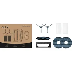 eufy Zubehörset für Saugroboter Omni C20 - Staubsaugerzubehörset für eufy Omni C20, inklusive 2 Seitenbürsten, 2 waschbaren Filtern, 1 Rollbürste, 1 Bürstenschutz und 2 Wischpads. Hochwertige Materialien sorgen für langanhaltende Leistung und optimale Reinigung.