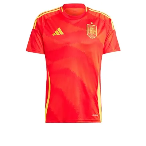 adidas Spanien 24 Heimtrikot (Rot XL) - Sweatshirts für Herren, atmungsaktives Material für optimalen Tragekomfort und klassisches Design der Spanischen Nationalmannschaft.