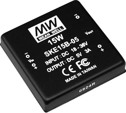 Mean Well MW SKE15B-24 DC/DC-Wandler 15W Anzahl Ausgänge: 1 x Inhalt 1St.