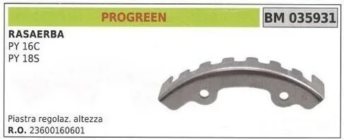 Höhenverstellbare Platte PROGREEN Rasenmäher Tosaerba Tagliaerba PY 18S 035931