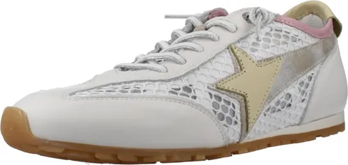 CETTI V26 SANDWICH DEPORTIVO Sneaker Weiß - Stylischer Sneaker mit lebendigem Materialmix aus Leder und Mesh für besten Tragekomfort. Die elastische Schnürung ermöglicht einfaches An- und Ausziehen. Ideal für den Alltag!