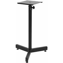 Omnitronic EUMO-2 Monitor-Stativ, Ausziehbar - PA-Lautsprecherstativ, höhenverstellbar für optimale Sicht und ergonomisches Arbeiten, ideal für Studio und Bühne.