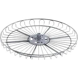 Vs Cor Wheel Eckschrank-drehboden 4/4-kreis 720 Mm Classic Silber