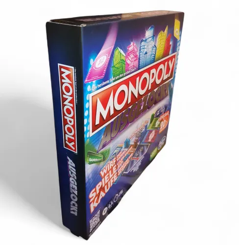 Monopoly Ausgezockt - Schnelles Brettspiel für 2-4 Spieler, nur 20 Minuten Spielzeit, Spannung und Strategie pur!