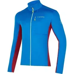 La Sportiva Fleecejacke Chill Jkt - Leichte Thermojacke für Herren - Übergangsjacke aus Techstretch Light-Fleece, atmungsaktiv und geruchshemmend. Ideal für aktive Tage, mit Daumenlöchern und 1 RV-Brusttasche.