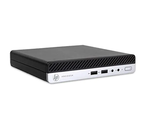 HP ProDesk 400 G4 Desktop Mini Intel Core i5 8400T 256GB SSD Festplatte 8GB Speicher Windows 10 Pro inkl. Windows 11 Upgrade Computer PC (Generalüberholt)