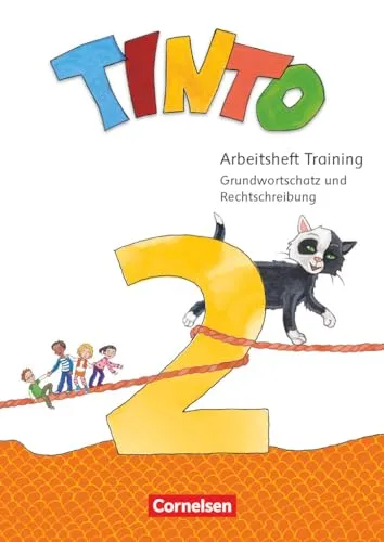 Tinto Sprachlesebuch 2-4 - Neubearbeitung 2019 - 2. Schuljahr: Arbeitsheft Training - Grundwortschatz und Rechtschreibung