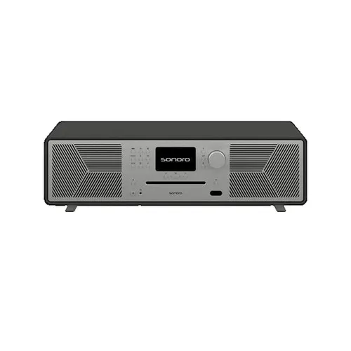 Sonoro MEISTERSTÜCK (Gen.2) Kompaktanlage - Graphit (matt) und Silber - Kompaktanlage in modernem Design, bietet erstklassigen Klang und vielseitige Anschlussmöglichkeiten für Musikliebhaber.