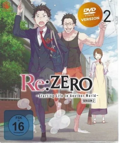 Re:ZERO - Starting Life in Another World - Staffel 2 - Vol.2 - [DVD] - Fantasy-Anime auf DVD, spannende Fortsetzung mit packenden Abenteuern und Charakterentwicklungen, freigegeben ab 16 Jahren.