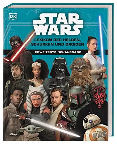 Star Wars™ Lexikon der Helden, Schurken und Droiden – Erweiterte Neuausgabe - Entdecken Sie die erweiterte Neuausgabe des Star Wars™ Lexikons mit Infos zu allen Kinofilmen und der Disney+ Serie The Mandalorian. Über 700 beeindruckende Original-Filmbilder erwarten Sie!