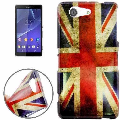 Handy Hülle Bumper Rahmen Tasche Case für Handy Sony Xperia Z3 Compact England