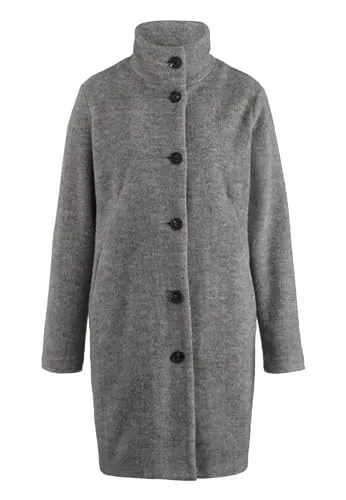 hessnatur Wollfleece-Mantel Damen aus Reiner Bio-Merinowolle - Damen-Mäntel aus leichtem, fluffigem Bio-Wollfleece, nachhaltig und fair hergestellt, GOTS zertifiziert für höchsten Tragekomfort.