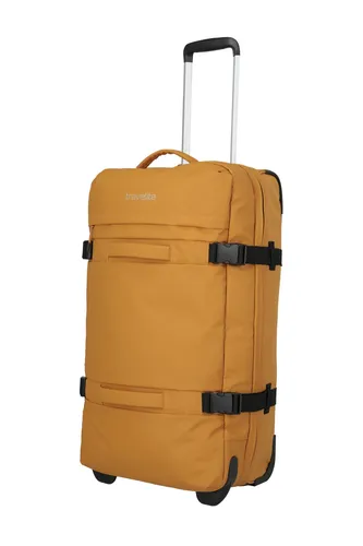 Travelite Bolonia - Rollenreisetasche 72 cm (gelb) - Die Travelite Bolonia Rollenreisetasche (72 cm) in Gelb vereint viel Stauraum mit praktischem Komfort. Ideal für längere Reisen, überzeugt sie durch ein leichtes Design und wasserabweisendes Material für optimalen Schutz.