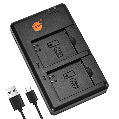 DSTE DMW-BTC11 Batterie USB Dual Quick Ladegerät Compatible für Panasonic DMW-BCM13E, DMW-BCM13, DMW-BCM13PP, Lumix DMC-FT5,DMC-TS5,DMC-TZ37,DMC-TZ40,DMC-TZ41,DMC-ZS27,DMC-ZS30