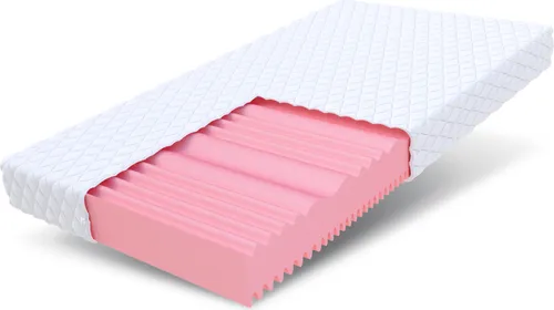 FDM FIX Matratze 140x200 cm - Kaltschaummatratze mit 7 Liegezonen - Matratze mit 7 optimierten Liegezonen für perfekten Liegekomfort. Allergikergeeigneter, waschbarer Bezug aus hypoallergenen Materialien sorgt für Frische und Langlebigkeit. Doppelseitig nutzbar, Höhe 14 cm.