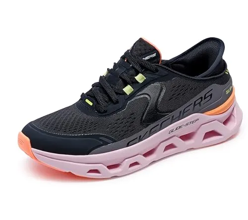 Skechers Glide Step Altus Sportschuhe Schwarz EU 36 - Sneaker mit Hands Free Slip-ins® für müheloses Anziehen und exzellentem Komfort dank Air-Cooled Memory Foam® Fußbett – ideal für Alltag und Freizeit.