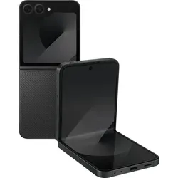 Samsung Galaxy Z Flip6 512GB Crafted Black - Schwarz - Handys ohne Vertrag, faltbares Design für Stil und Funktionalität, wasserdicht nach IPx8 für Outdoor-Abenteuer.