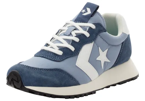 Sneaker CONVERSE "OMEGA TRAINER" Gr. 39 - Sportlich und stylisch - Sneaker in Yeti Breath Blue/Slacker Blue aus strapazierfähigem Leder, ideal für festliche Anlässe. Niedriger Schaft und regulierbare Schnürung bieten optimalen Tragekomfort.
