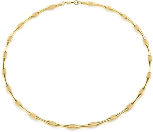 Boccia Jewelry 08045-03 Collier aus Reintitan - Hochwertige goldplattierte Gliederkette aus Reintitan, langlebig und hypoallergen - ideal für stilvolle Akzente.