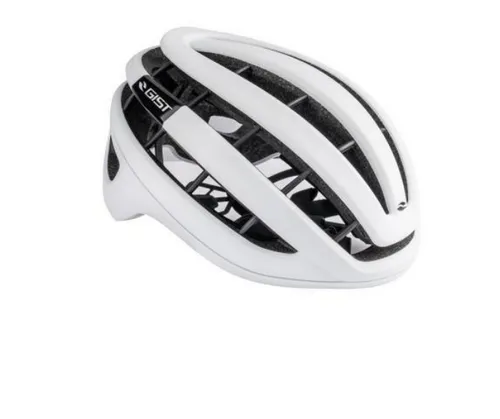 GIST Rennrad-Fahrradhelm RAPIDO - Weiß, 56-62 cm - Leichter und stilvoller Rennradhelm mit 32 Belüftungsöffnungen für optimalen Komfort beim Radsport. Ideal für Fahrer ab 10 Jahren, mit geprüfter Inmold-Technologie für maximale Sicherheit.
