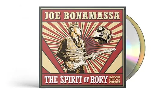 Joe Bonamassa The Spirit of Rory: Live from Cork (CD) (PRESALE 19.06.2026) - Erleben Sie das einzigartige Live-Album von Joe Bonamassa. Diese Edition umfasst 2 Scheiben mit kraftvollem Blues Rock und wird am 19.06.2026 veröffentlicht. Ein Muss für jeden Musikliebhaber!