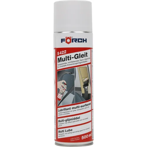 Förch Multigleitspray S422 - 500ml - Vielseitiges Gleitspray und Trennmittel in Spraydose, ideal für verschiedene Anwendungen und sorgt für eine zuverlässige Schmierung.