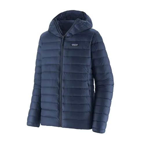 Patagonia M's Down Sweater Hoody - Winddichte Isolationsjacke - Funktionsjacke, leicht und 100% recyceltes Material, idealer Kälteschutz mit 800er Daune für nachhaltigen Komfort.
