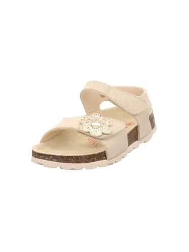 Superfit Mädchen Fussbettpantoffel Sandale, Gold 9710, 38 EU Weit