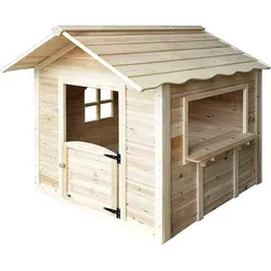 Home Deluxe Spielhaus "Der große Palast" natur, ohne Bank - Spielhaus für Kinder: "Der große Palast" bietet kleinen Entdeckern einen fantastischen Ort zum Spielen und Erleben, ideal für kreative Rollenspiele im Freien.