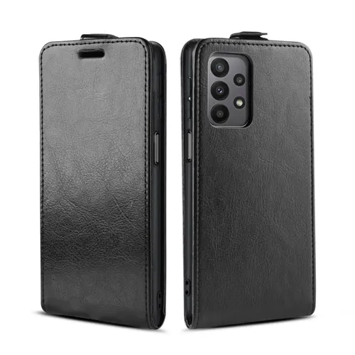 Handy Hülle für Samsung Galaxy A23 5G Handyhülle Magnet Klapphülle Cover Schwarz