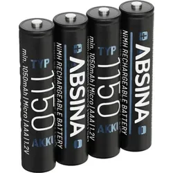 Absina  Micro (aaa)-akku Nimh  1.2 V 4 St.