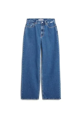 ARMEDANGELS Damen Wide Jeans ENIJAA aus recycelter Baumwolle - Stylische Wide Jeans im Regular Fit aus 100% recycelter Baumwolle, umweltfreundlich produziert und ideal für jeden Anlass.